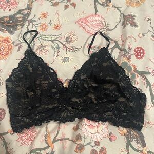Elegant Black Lace Bralette